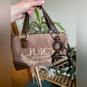 Vintage Juicy Couture Terry Cloth Mauve Handbag